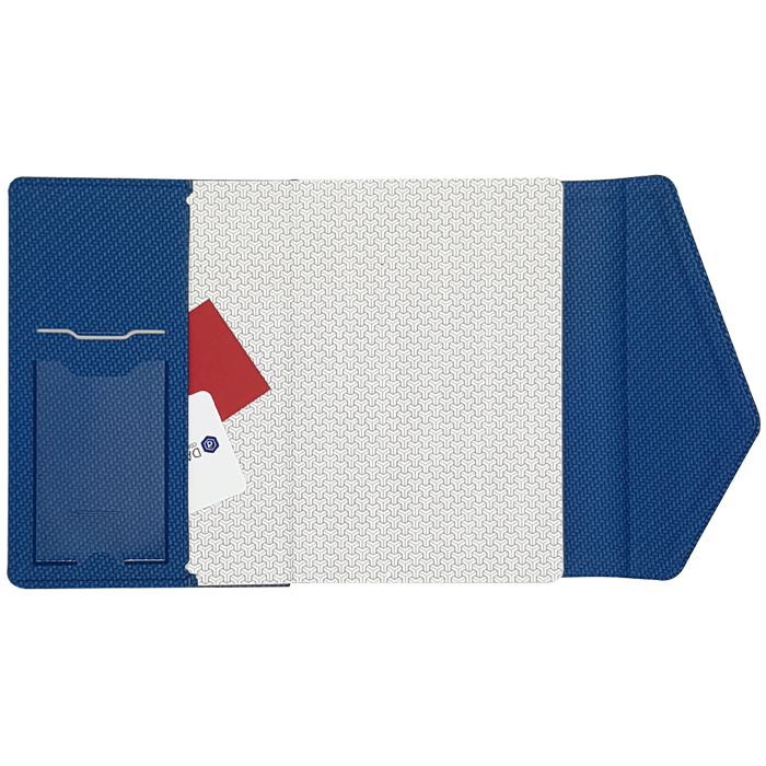 3단 자석 패브릭 네이비 양장