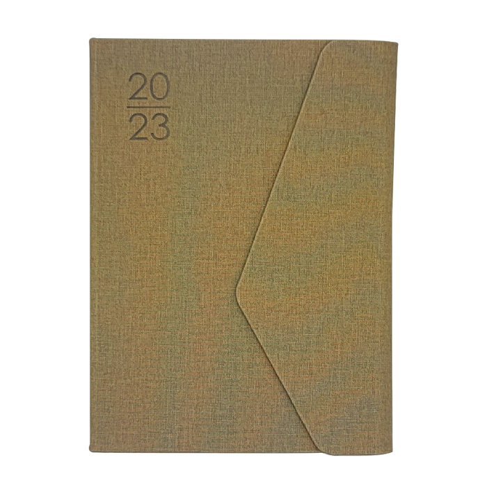 3단 자석 패브릭 아이보리 양장