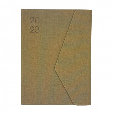 3단 자석 패브릭 아이보리 양장