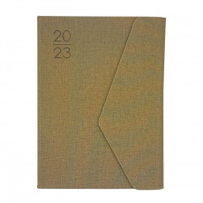 3단 자석 패브릭 아이보리 양장